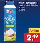 Frische Schlagsahne Angebote bei Netto Marken-Discount Wolfsburg für 2,49 €