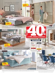 Aktueller Höffner Prospekt mit Boxspringbett, "40% auf Möbel, Küchen & im Fachmarkt", Seite 2