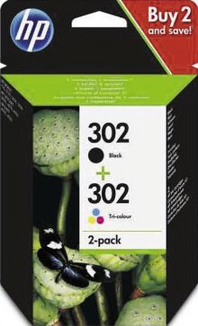 HP - HP dans le catalogue Géant Casino PACK 2 CARTOUCHES N302 NOIR - HP à 29,66 € en promo chez Géant Casino