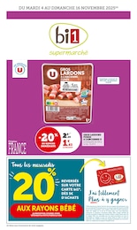 Catalogue Supermarchés de Bi1 à Arrabloy Prospectus Bi1 à Arrabloy, "bi1 supermarché", 20 pages, 04/11/2025 - 16/11/2025