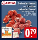 EDEKA - Zwiebelmettwurst Angebot im Prospekt Zwiebelmettwurst bei EDEKA im Prospekt "" für 0,79 €