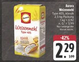 Weizenmehl Type 405 im Angebot bei E center in Jena Weizenmehl Type 405 Angebote von Aurora bei E center Jena für 2,29 €