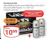 Bier im Angebot bei GLOBUS in Bad Kreuznach Bier Angebote von Krombacher bei GLOBUS Bad Kreuznach für 10,99 €