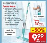 Spray-Mopp Angebote von CLEANmaxx bei Netto Marken-Discount Delmenhorst für 9,99 €