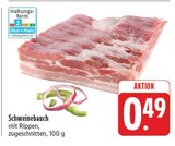 Schweinebauch im Angebot bei E center in Freital Schweinebauch Angebote bei E center Freital für 0,49 €