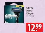 Mach3 Klingen im Angebot bei famila Nordost in Falkensee Mach3 Klingen Angebote von Gillette bei famila Nordost Falkensee für 12,99 €