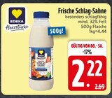 Frische Schlag-Sahne von EDEKA Herzstücke im aktuellen EDEKA Prospekt für 2,22 €