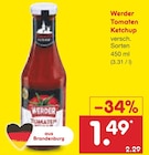 Tomaten Ketchup Angebote von Werder bei Netto Marken-Discount Leipzig für 1,49 €