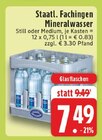 Mineralwasser Still bei EDEKA im Prospekt "" für 7,49 €