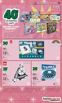 Promotion Monopoly dans le prospectus Intermarché Super, valable du 21/10/2025 au 07/12/2025 Promo Monopoly dans le catalogue Intermarché Super du moment à la page 22