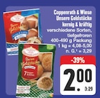 Unsere Goldstücke kernig & kräftig Angebote von Coppenrath & Wiese bei EDEKA Dresden für 2,00 €