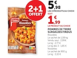 Pasta poêlée gnocchis surgelée - BONDUELLE en promo chez Super U Antibes à 2,63 €