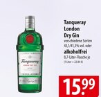 Tanqueray London Dry Gin im Angebot bei famila Nordost in Neustadt Tanqueray London Dry Gin Angebote bei famila Nordost Neustadt für 15,99 €