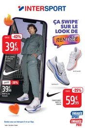 Promos Chaussures dans le catalogue "ÇA SWIPE SUR LE LOOK DE RENTRÉE" de Intersport Chaussures en promo dans le catalogue Intersport à la page 1