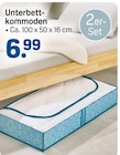 Unterbettkommoden im Rossmann Prospekt Unterbettkommoden von im aktuellen Rossmann Prospekt für 6,99 €