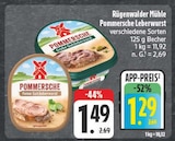 Pommersche Leberwurst bei EDEKA im Eisenberg Prospekt für 1,29 €