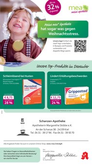 Aktueller mea - meine apotheke Prospekt "Unsere Dezember-Angebote" Seite 1 von 4 Seiten für Kiel
