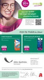 mea - meine apotheke Apotheken Prospekt der aktuellen Woche mit 4 Seiten, gültig von 01.01.2026 bis 31.01.2026, in Hermeskeil und Umgebung Aktueller mea - meine apotheke Apotheken Prospekt in Hermeskeil und Umgebung, "Unsere Januar-Angebote" mit 4 Seiten, 01.01.2026 - 31.01.2026