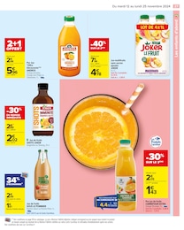 Offre Jus D'orange dans le catalogue Carrefour du moment à la page 29