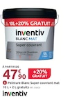 Mr.Bricolage Ajaccio - Promo Peinture blanc super couvrant mat 10 l + 2 l gratuits Promo Peinture blanc super couvrant mat 10 l + 2 l gratuits à 47,90 € dans le catalogue Mr.Bricolage à Ajaccio