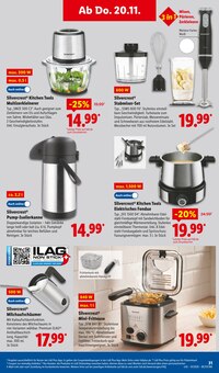 Zerkleinerer Angebot im Lidl Prospekt, gültig von 17.11.2025 bis 22.11.2025 Zerkleinerer Angebot im aktuellen Lidl Prospekt auf Seite 43