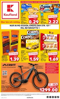 Fahrrad im Kaufland Prospekt "EXTRA-ANGEBOTE" mit 8 Seiten (Mönchengladbach)