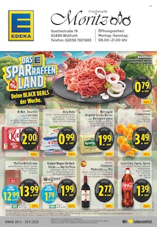 EDEKA Prospekt der Woche "Aktuelle Angebote" Seite 1, 24.11.2025 bis 29.11.2025 für Wülfrath Aktueller EDEKA Prospekt "Aktuelle Angebote" Seite 1 von 24 Seiten für Wülfrath