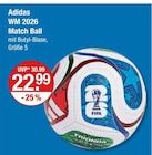 WM 2026 Match Ball Angebote von Adidas bei V-Markt München für 22,99 €