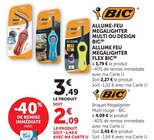 Allume-feu megalighter multi - BIC - Super U à Martigues Allume-feu megalighter multi - BIC en promo chez Super U Martigues à 2,09 €