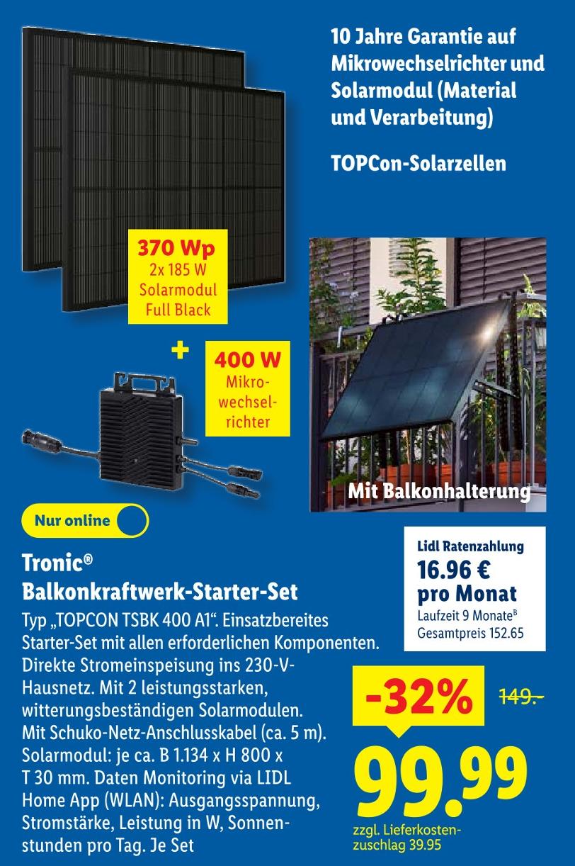 Balkonkraftwerk-Starter-Set