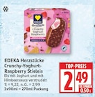 Aktuelles Herzstücke Crunchy-Yoghurt-Raspberry Stieleis Angebot bei EDEKA in Potsdam ab 2,49 €