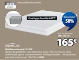 Matelas en mousse LILLELV - DREAMZONE en promo chez Jysk Matelas en mousse LILLELV - DREAMZONE dans le catalogue Jysk
