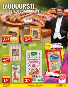 Wurst im Netto Marken-Discount Prospekt "Aktuelle Angebote" mit 70 Seiten (Karlsruhe)