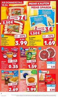 Torte Angebot im Kaufland Prospekt, gültig von 15.06.2026 bis 17.06.2026 Torte Angebot im aktuellen Kaufland Prospekt auf Seite 15