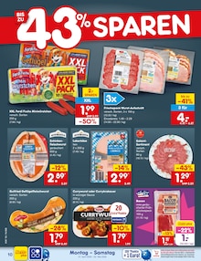 Wurst im Netto Marken-Discount Prospekt "Aktuelle Angebote" mit 62 Seiten (Duisburg)