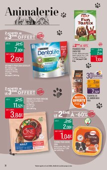 Promotion Purina dans le prospectus Supermarchés Match, valable du 26/09/2023 au 08/10/2023 Promo Purina dans le catalogue Supermarchés Match du moment à la page 30