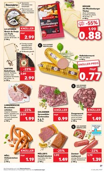 Alt Angebot im Kaufland Prospekt, gültig von 09.01.2025 bis 15.01.2025 Alt Angebot im aktuellen Kaufland Prospekt auf Seite 27
