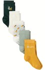 Lot de 5 paires de chaussettes bébé - GÉMO en promo chez Intermarché Hyper Lot de 5 paires de chaussettes bébé - GÉMO dans le catalogue Intermarché Hyper