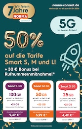 Norma Handyvertrag im Prospekt 