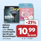 Mach3 Rasierklingen Angebote von Gillette bei combi Bremen für 10,99 €