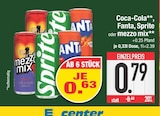 Coca-Cola, Fanta, Sprite oder mezzo mix Angebote von Coca-Cola bei EDEKA Gauting für 0,63 €