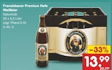 Aktuelle Franziskaner Angebote bei Netto Marken-Discount in Kiel Aktuelles Franziskaner Premium Hefe Weißbier Angebot bei Netto Marken-Discount in Kiel ab 13,99 €