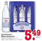 Mineralwasser im Angebot bei E center in Mannheim Mineralwasser Angebote von Gerolsteiner bei E center Mannheim für 5,49 €