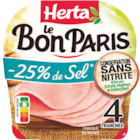 Promo Le Bon Paris Jambon -25% de sel à 2,51 € dans le catalogue Bi1 à Chainaz-les-Frasses