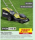 Akku-Rasenmäher RY18LM37A-240 Angebote von Ryobi bei toom Baumarkt Kamen für 299,99 €