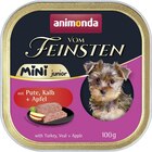 Aktuelles animonda Vom Feinsten Mini Junior mit Pute, Kalb + Apfel 100 g Angebot bei Zookauf in Hannover ab 0,59 €