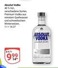 Aktuelle Wodka Angebote bei GLOBUS in Krefeld Aktuelles Absolut Vodka Angebot bei GLOBUS in Krefeld ab 9,99 €