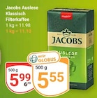 Aktuelle Jacobs Angebote bei GLOBUS in Bochum Aktuelles Auslese Klassisch Filterkaffee Angebot bei GLOBUS in Bochum ab 5,55 €