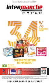 Prospectus Supermarchés Intermarché en cours à Saint-Ouen-sur-Iton et alentours, "34% EN AVANTAGE CARTE SUR UNE SÉLECTION DE PRODUITS", 32 pages, 22/07/2025 - 03/08/2025 Catalogue Supermarchés Intermarché en cours à Saint-Ouen-sur-Iton et alentours, "34% EN AVANTAGE CARTE SUR UNE SÉLECTION DE PRODUITS", 32 pages, 22/07/2025 - 03/08/2025