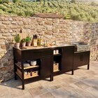 CUISINE EXTÉRIEUR : TRAPPE ET PORTE + ÉVIER + ÉLÉMENT PLANCHA - SOMAGIC dans le catalogue Carrefour